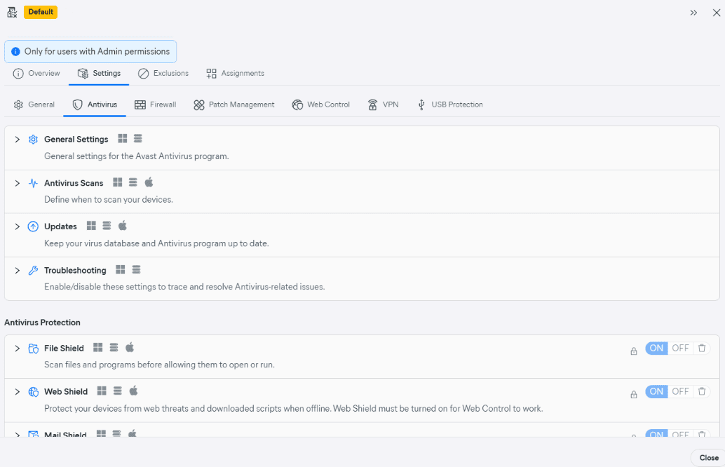 Políticas de Seguridad Personalizadas
